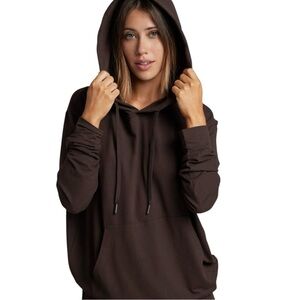Comfrt Brown Hoodie XL Oversized Cozy Lounge Pullover Unisex Streetwear
